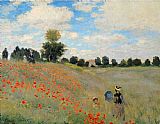 Wild Poppies Near Argenteuil by Claude Monet